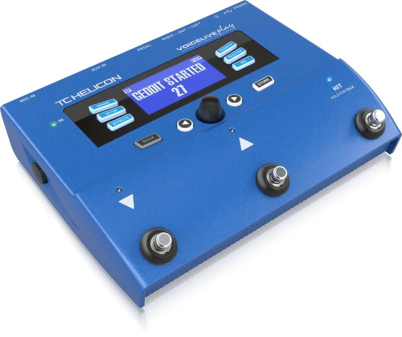TC Helicon VOICELIVE PLAY 3-Button Vocal Effects Stompbox with Looping image 1