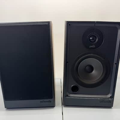 Polk Audio S4 Bookshelf Speakers HiFi Stereo Vintage Home Audio Black Left Right image 1