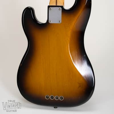 1957 Fender Precision Bass with Maple Fretboard Sunburst image 17