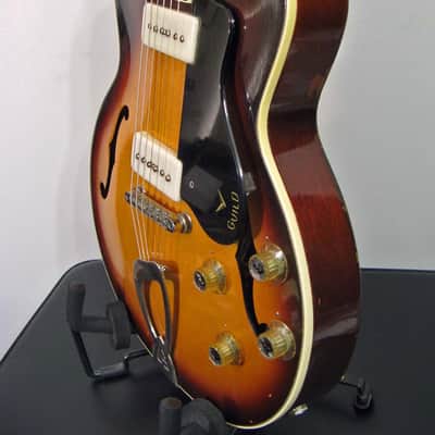 Guild M-65 DP 1960 Sunburst - rare factory original double pickup image 7