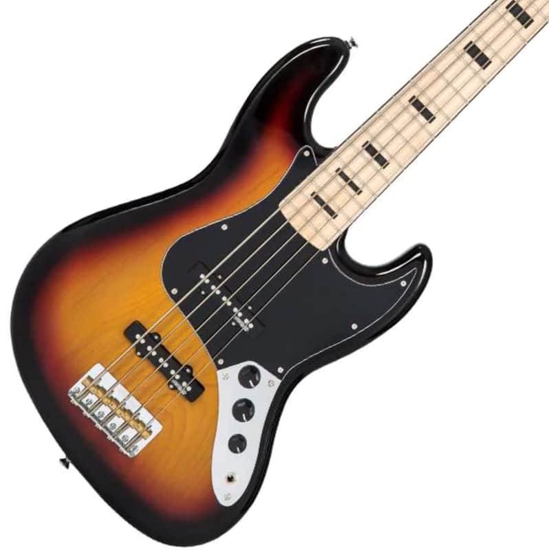 Vintage VJ75MSSB ReIssued Maple Fingerboard 5-String Sunburst image 1