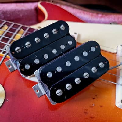 Gibson USA 496R/500T Super Ceramic Humbucker Pickup Set from Les Paul Classic ~ Double Black image 2
