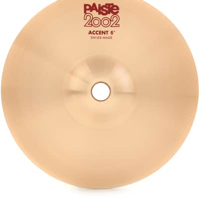 Paiste 6 inch 2002 Accent Cymbal - each image 1