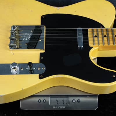 Fender Custom Shop 54 Tele Relic 10/56 V Neck Faded Nocaster Blonde ~ Secondhand image 6
