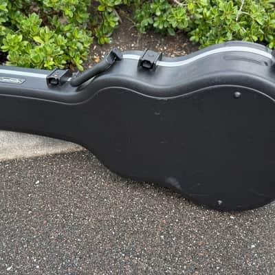 SKB 1SKB-20 Deluxe Molded Jumbo Acoustic/Archtop Electric Guitar Case Black 2010s - Black image 7