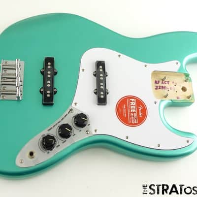 Fender Squier Affinity Active Jazz BASS LOADED BODY, Preamp Mystic Surf Green image 1