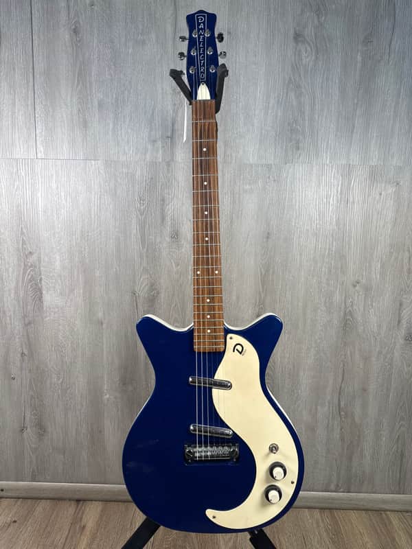 Danelectro 59M NOS+ Metalflake 60th Anniversary 2019 - Present - Blue Metalflake image 1