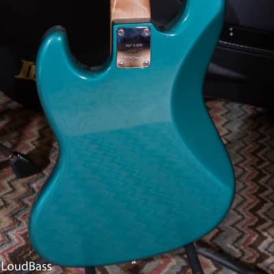 Fernandes Jazz bass with EMG active pickups Made In Japan Teal Green image 5