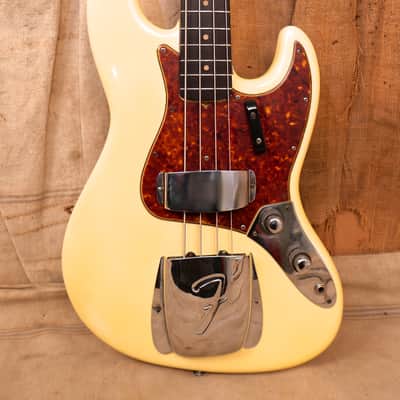 Fender Jazz Bass 1960 White - Refin Stack Knob image 2