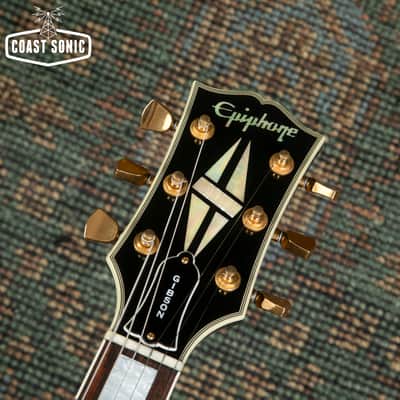 2001 Epiphone by Gibson Les Paul Custom LPC-80 Made in Japan Fujigen image 8