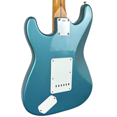 Fender Deluxe Powerhouse Stratocaster 1998 - Lake Placid Blue image 5