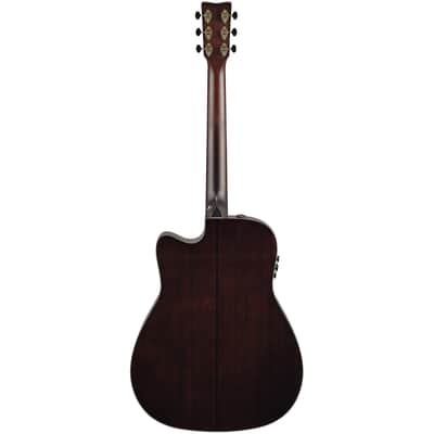Yamaha TAG3 C TransAcoustic Dreadnought Acoustic-Electric Guitar - Sand Burst image 5