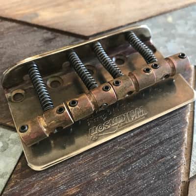 Real Life Relics Wilkinson Aged Nickel Vintage Fender® Bass Bridge    [L3]