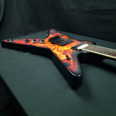 Dean Dime O Flame ML Dimebag Darrell Signature Floyd Rose Seymour Duncan Pantera Damge Plan guitar image 8