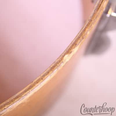 Yamaha 13x9" Recording Custom Natural 6Ply Birch Tom Drum 9000 Japan Vintage 80s image 12
