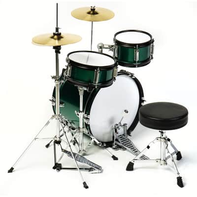 Fame JBJ1042H "Luis" Junior 3-Piece Drum-Kit (Green) - Drum Set image 2