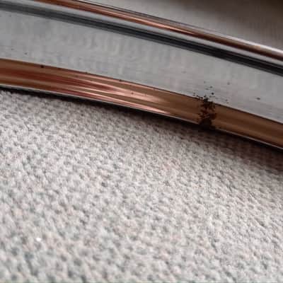 Sonor Bass drum hoop 22 " Phonic / Champion / Signature / Performer 80s - Ferromanganese chrome image 9