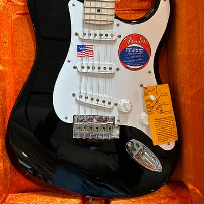 Fender Eric Clapton Artist Series Stratocaster with Vintage Noiseless Pickups  Black #US23019408 7 lbs  11.7 oz image 4