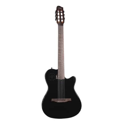 Godin Multiac Mundial A/E Nylon String Guitar - Onyx Black - Open Box image 2