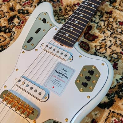 *NEW IN BOX* 2026 Fender Japan Limited Edition Traditional Collection, 60's Jaguar White Pearl Gold with Matching Headstock, MIJ JD26 image 6