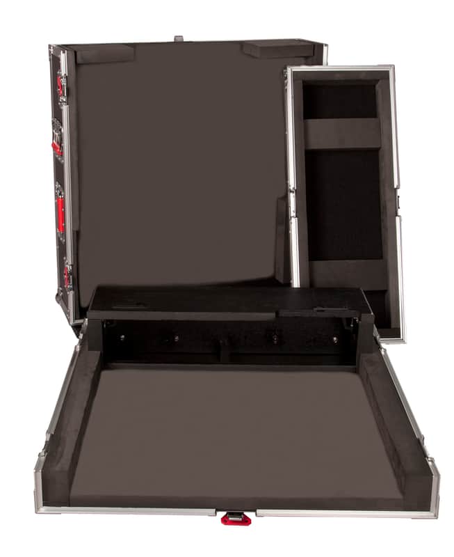 B-Stock Gator Cases G-TOUR Series ATA Style Road Case - Custom Fit for Allen and Heath AH2400-16 Mixer with Dog House and Heavy Duty 4" Casters; (G-TOUR AH2400-16) image 1