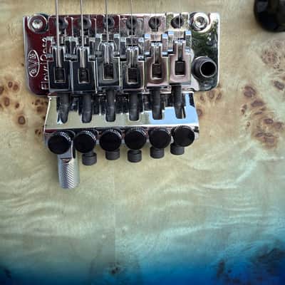 EVH 5150 Deluxe Poplar Burl Aqua Burst image 3