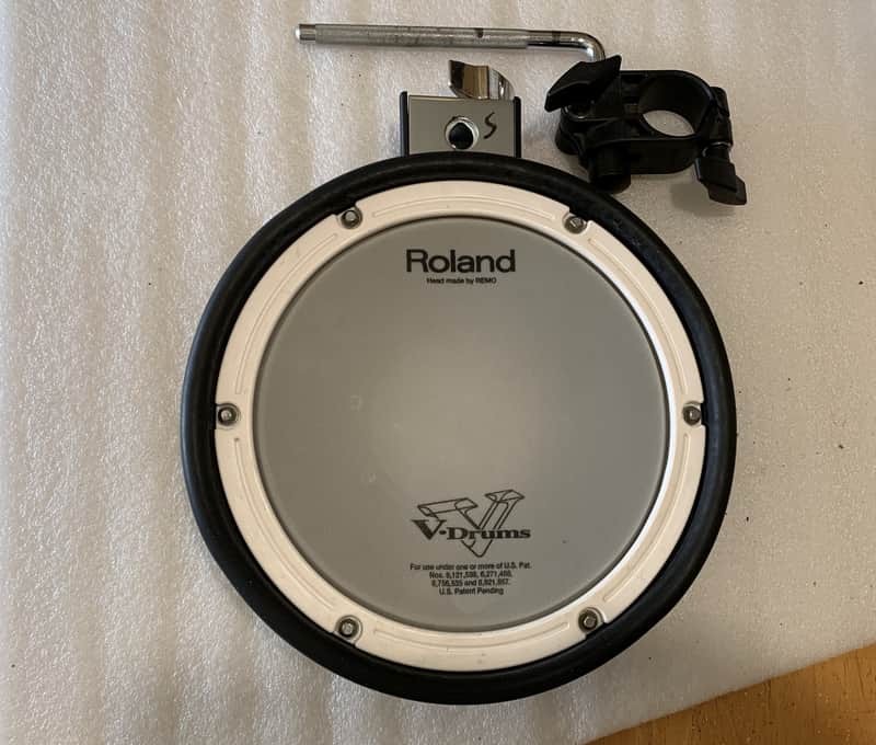 Roland PDX-8 V-Drum 10" Dual-Trigger Mesh Drum Pad + mount image 1