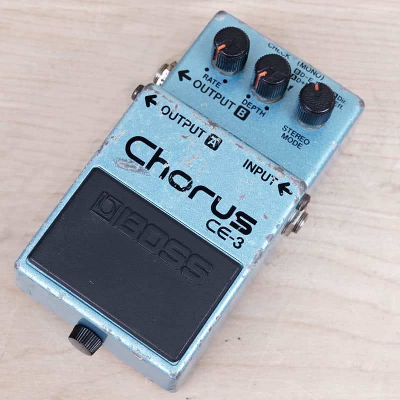 Boss CE-3 Chorus (Green Label) 1985 Blue Made in Japan | Reverb UK