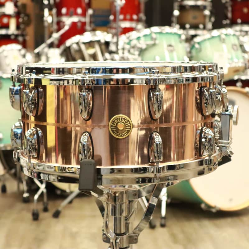 Gretsch USA Custom 6.5x14" Bronze Snare Drum image 1