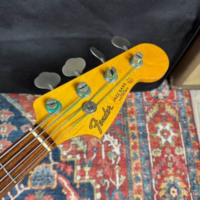 1962 Fender Jazz Bass Reissue Model JB62-80 Alder USA Pickups - 1993 image 3