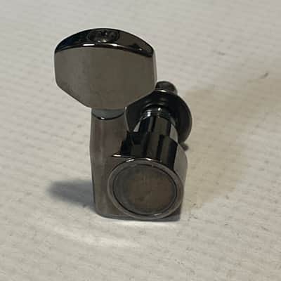 2000's Ibanez RG & S Series Guitar 1 Single Dual Pin Cosmo Black Tuning Peg Tuner Machine Head image 8