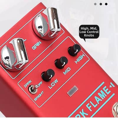 High-Gain Distortion Pedal R-17 Dark Flame | Heavy, Tight & Aggressive for Modern Metal, Djent, Core image 8