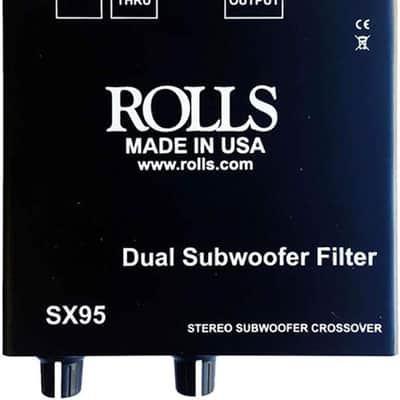 ROLLS SX95 Stereo Subwoofer Crossover/Filter, 12V Auxiliary Power Outlet image 2