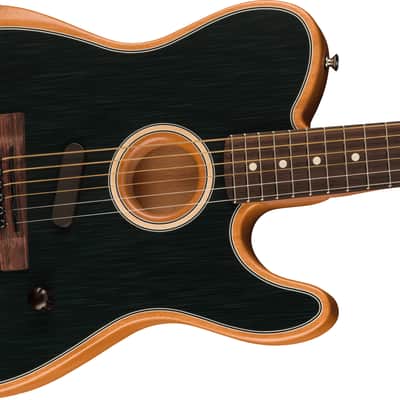 Fender Acoustasonic Player Telecaster 2021 - Present - Brushed Black image 1
