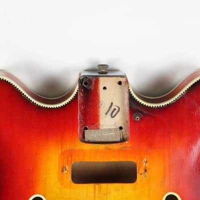 1967 Vintage Fender Coronado II XII Sunburst BODY USA 1960s Early-CBS image 2