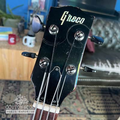 Vintage 1970s Greco EB420 Bass Guitar – Cherry Red (Made in Japan) image 13