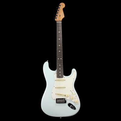 Fender American Pro Stratocaster Sonic Blue Roasted Maple Neck image 2