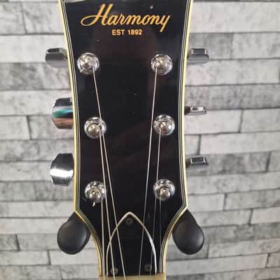 Harmony H-90 1970's Les Paul lawsuit era - Red Cherry Burst image 4