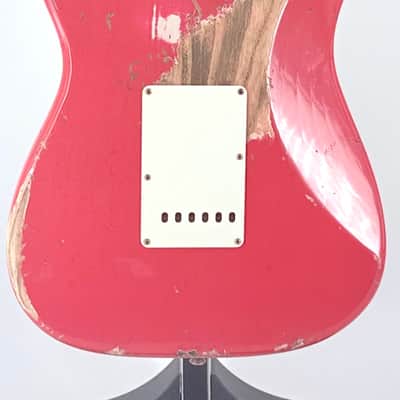 Fender USA Custom Shop  1957 HEAVY RELIC STRAT- FIESTA RED Ser#:R150868 image 7
