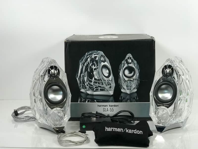 Harman Kardon GLA 55 Multimedia Speakers Rare | Reverb