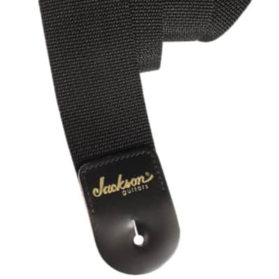 Jackson Guitars 2" Poly Adjustable Guitar Strap, Black image 1