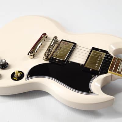 Epiphone '61 Les Paul SG Standard - Aged Classic White image 4