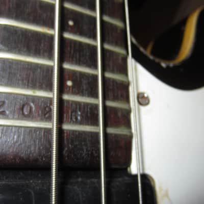 Vintage 1966 Mosrite Celebrity Hollowbody Bass Short Scale Sunburst image 8