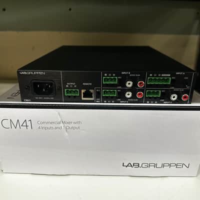 Lab Gruppen CM41 4-Channel Commercial Amplifier – Compact Installation Power Amp image 4