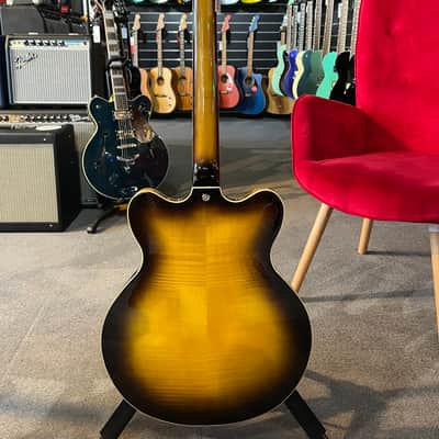 Hofner Contemporary Series Verythin with Jatoba Fretboard 2020 - Present - Antique Sunburst image 4