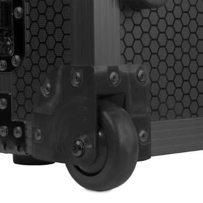 UDG FlightCase Scratch Single Turntable Battle & 10"/12" DJ Mixer Plus Laptop Shelf Flightcase Trolley image 6