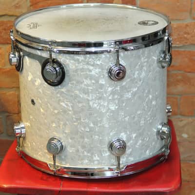 DW Pre Collector's white marine pearl tom 14x12 image 5