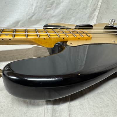 Fender USA Custom Shop '57 Precision Bass jrn Journeyman 4-string P-Bass with COA + Case 2020 - Black / Maple neck - relic'd image 20
