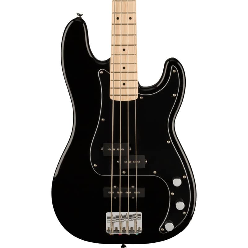 Squier Affinity Series PJ Precision Bass Guitar - Black image 1