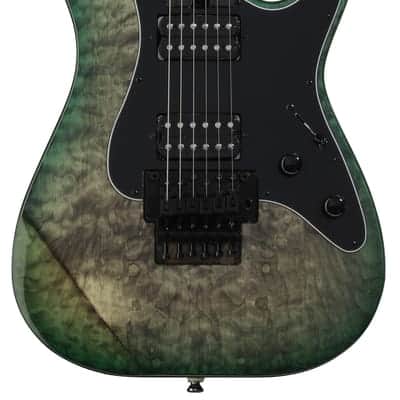 Kramer Volante Quilt HHFR Electric Guitar - Ultramarine Burst image 2